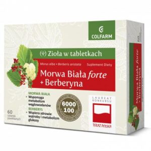 Morwa Biała forte + Berberyna, tabletki, 60 sztuk