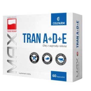 COLFARM TRAN Z WITAMINAMI A+D+E – 60 kaps
