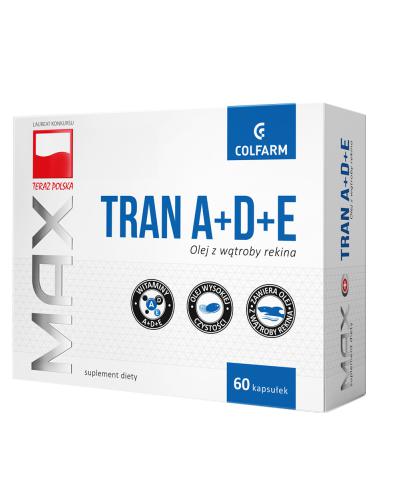 COLFARM TRAN Z WITAMINAMI A+D+E - 60 kaps