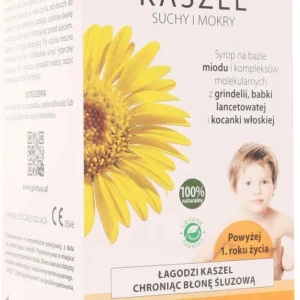 GrinTuss Pediatric, syrop na kaszel suchy i mokry,