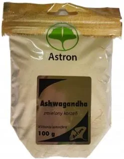 ASHWAGANDHA ZMIELONY KORZEŃ 100 G ASTRON