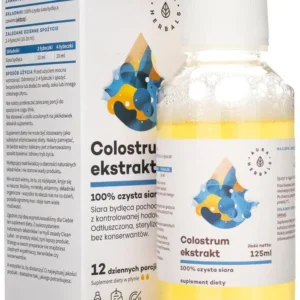 Aura Herbals Colostrum Ekstrakt 100% czysta siara bydlęca płyn 125ml
