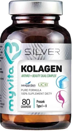 KOLAGEN Dual Complex ARTHRO+BEAUTY 80 g Silver Myvita