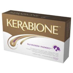 Kerabione, dla włosów i paznokci, 60 sztuk