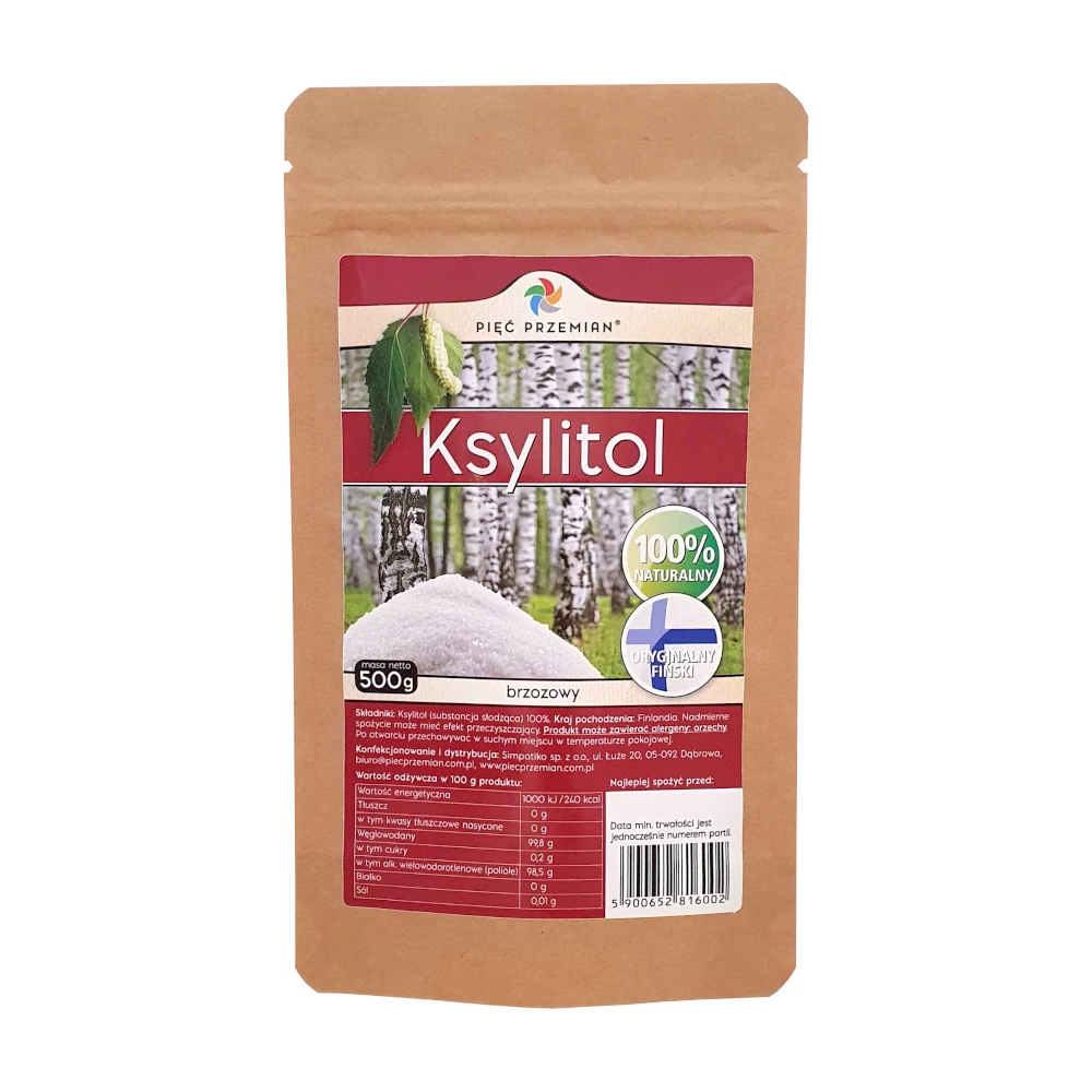 Ksylitol 500 g Pięć Przemian