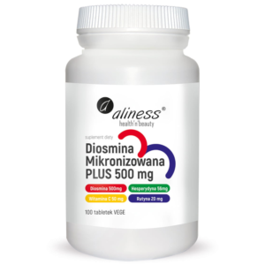 Diosmina mikronizowana PLUS 500 mg (100 tabl) Aliness