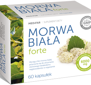 Morwa Biała Forte 60 kaps. Medifar