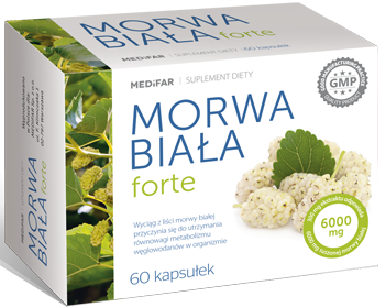 Morwa Biała Forte 60 kaps. Medifar