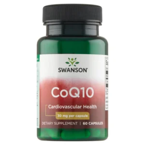 Swanson CoQ10, koenzym Q10 30 mg, 60 kaps.