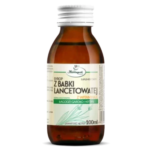 Herbapol Syrop z babki lancetowatej z witaminą C, 100 ml
