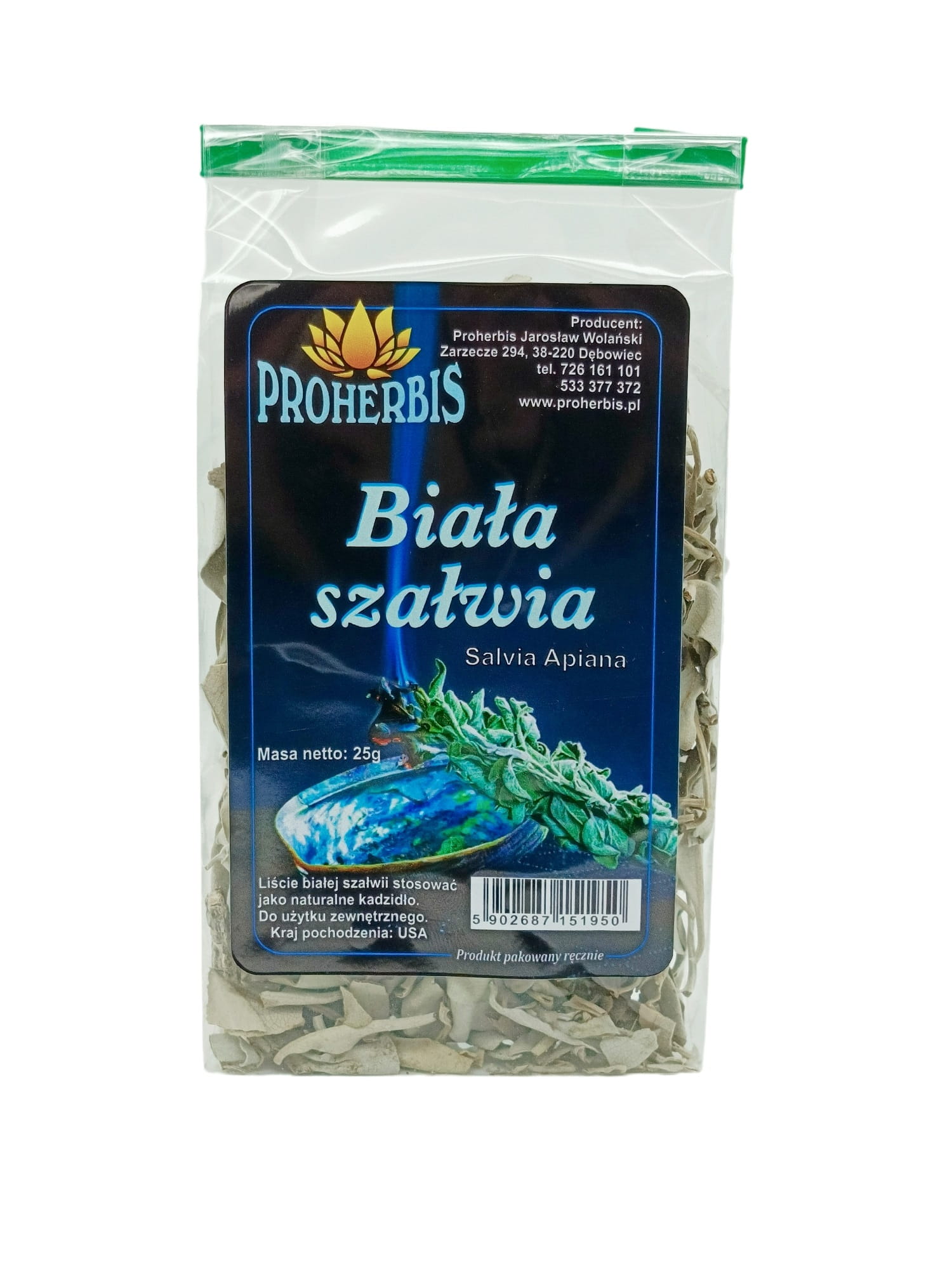 Proherbis Biała szałwia 25 g