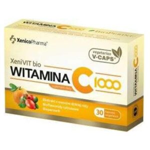 XeniVit Bio Witamina C 1000 kapsułki na odporność, 30 szt.