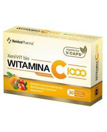 XeniVit Bio Witamina C 1000 kapsułki na odporność, 30 szt.