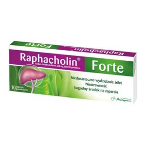 Raphacholin forte, 250 mg, tabletki powlekane, 10 szt.
