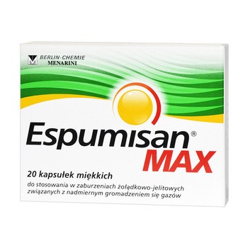 Espumisan MAX, kapsułki miękkie, 20 szt.